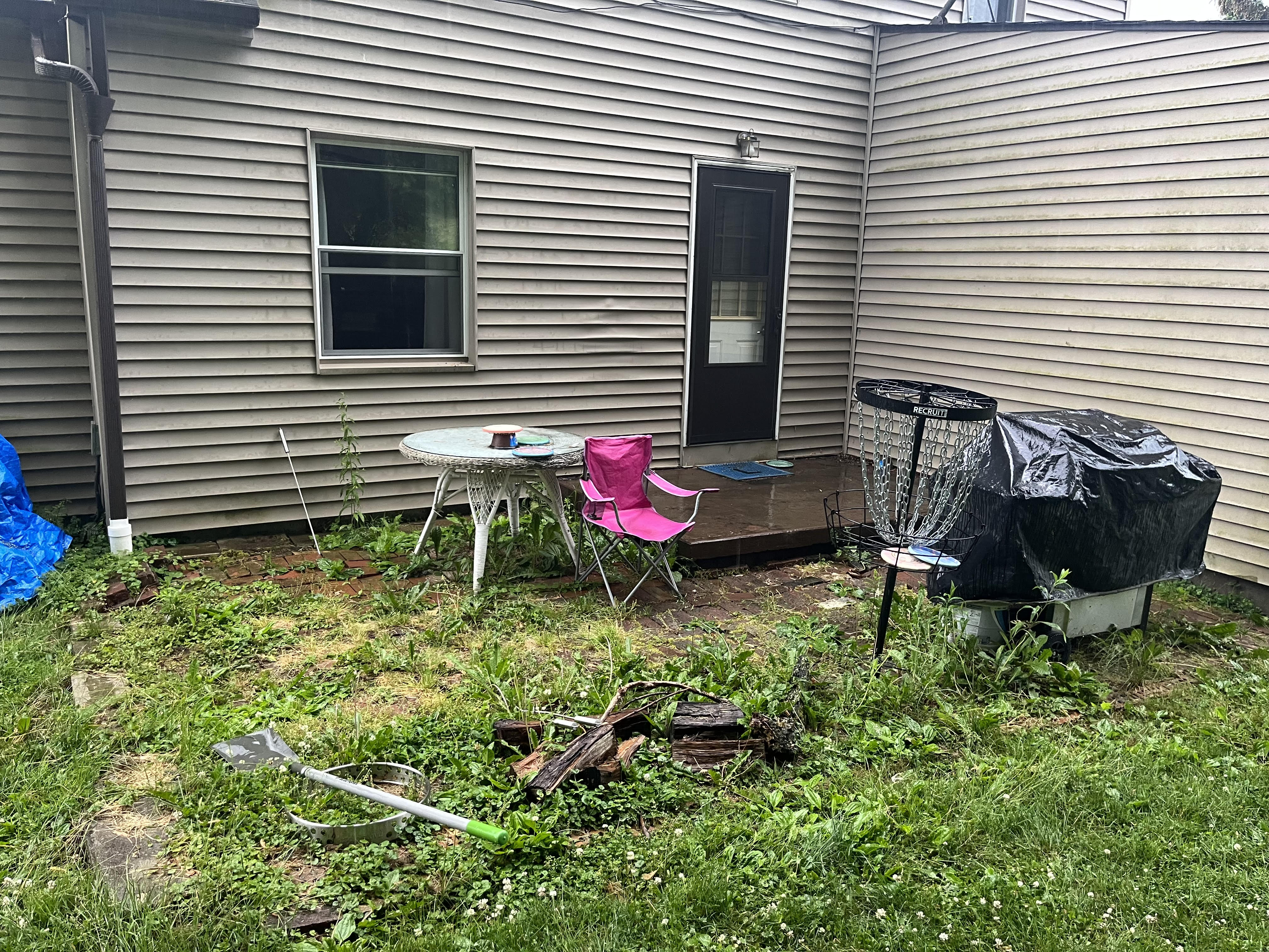 Original backyard pre-renovation